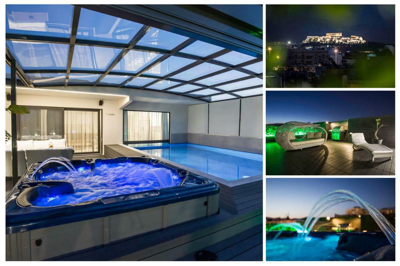 Zambelis Athens Penthouse Spa Exterior foto
